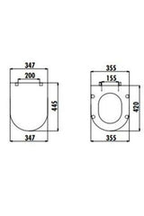 Creavit Lara Klozet Kapağı