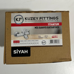 TİTANYUM MİX BANYO BATARYASI SİYAH