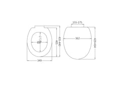 Japar Akdeniz Slim Soft Klozet Kapağı