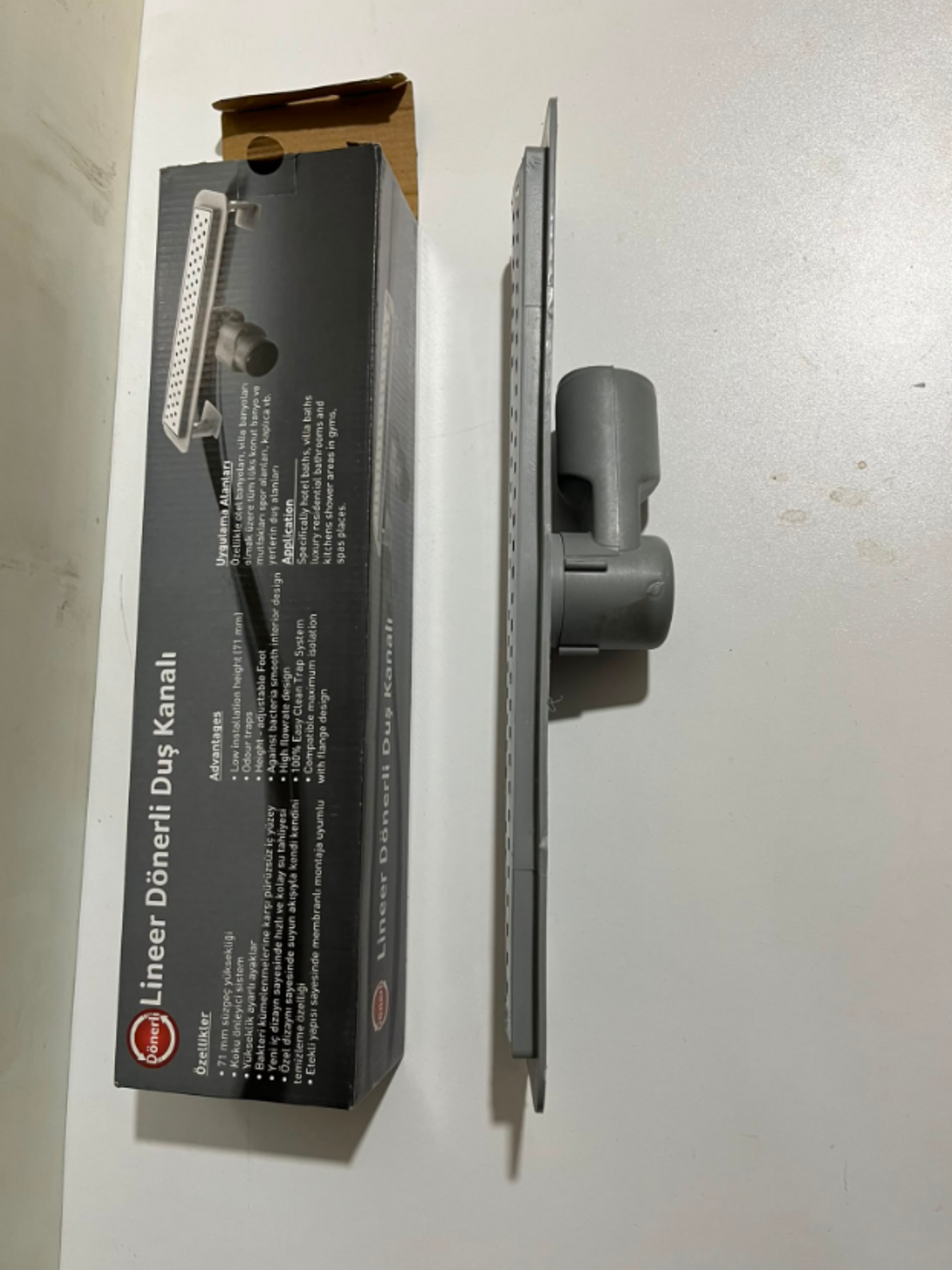 Lineer Dönerli Duş Kanalı
