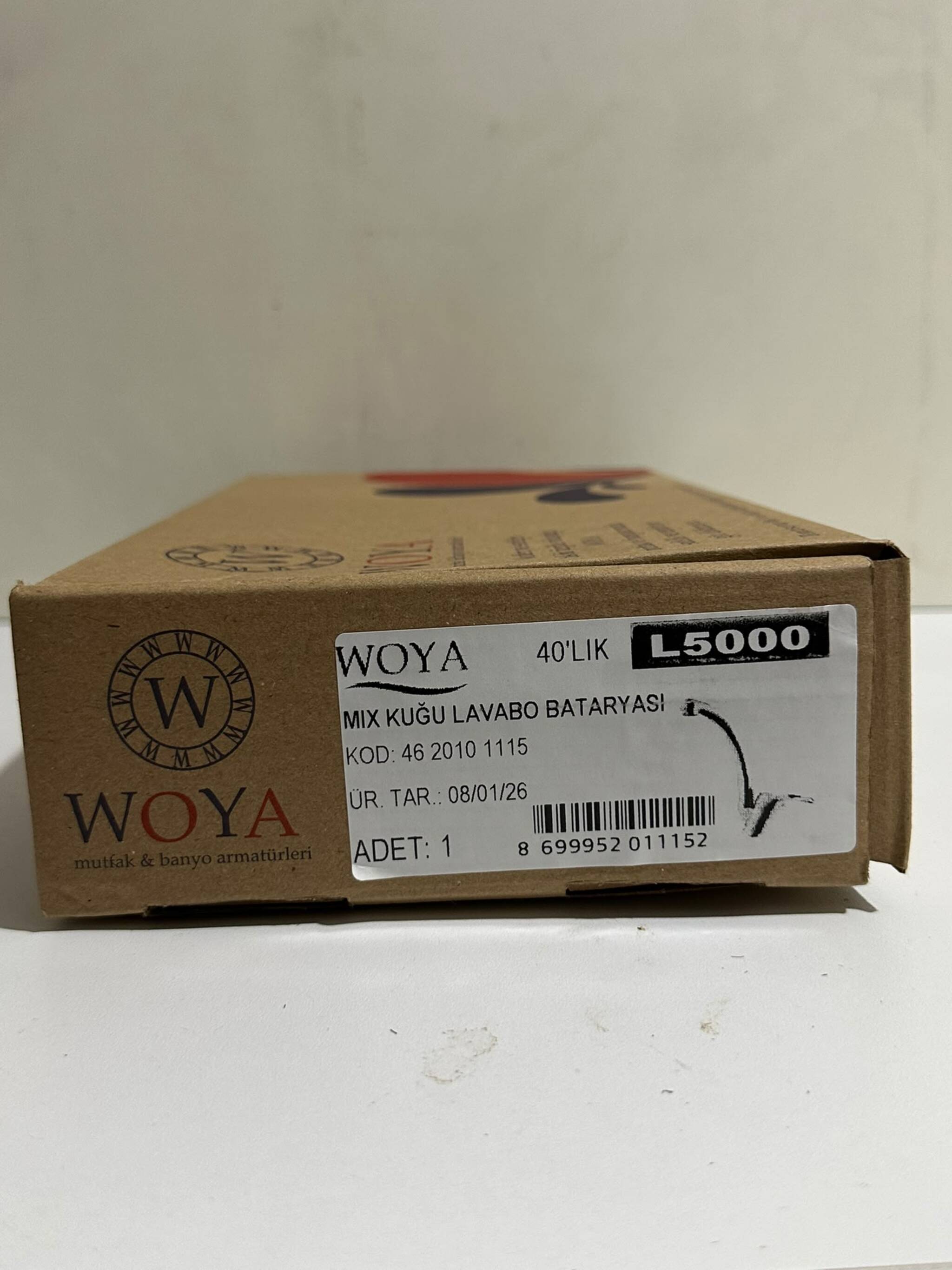 MİX WOYA KUĞU LAVABO BATARYASI L5000 SERİSİ