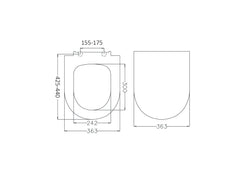 Japar Concerto Slim Soft Klozet Kapağı