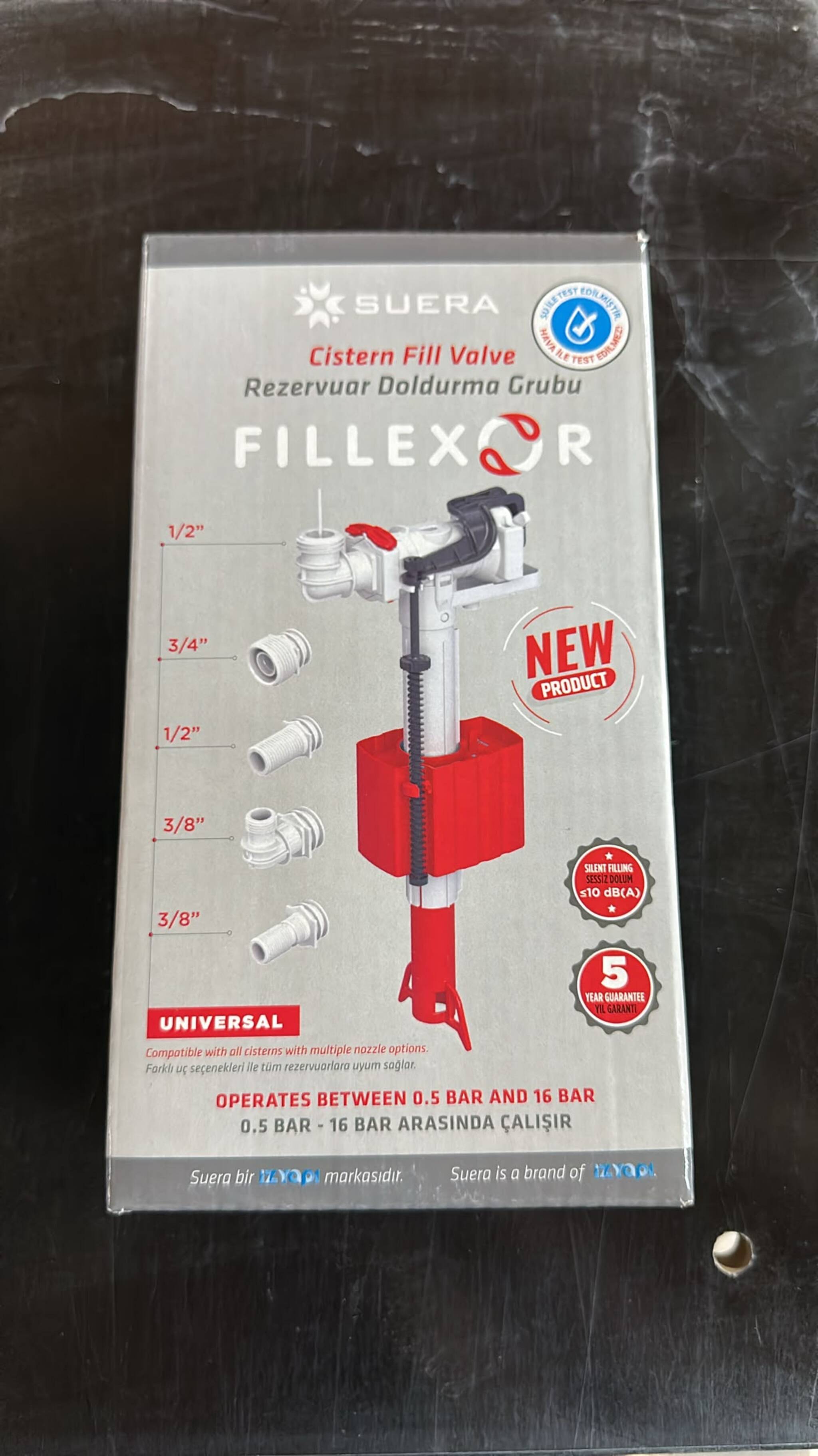 FILLEXOR YANDAN DOLDURMA PLS UZUN RAKOR+DİRSEK+SOMUN 1/2 +3/8+3/4 -SUERA